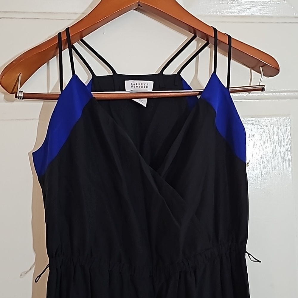 Barneys New York Black Silk Maxi Dress Size XS - Picture 5 of 10